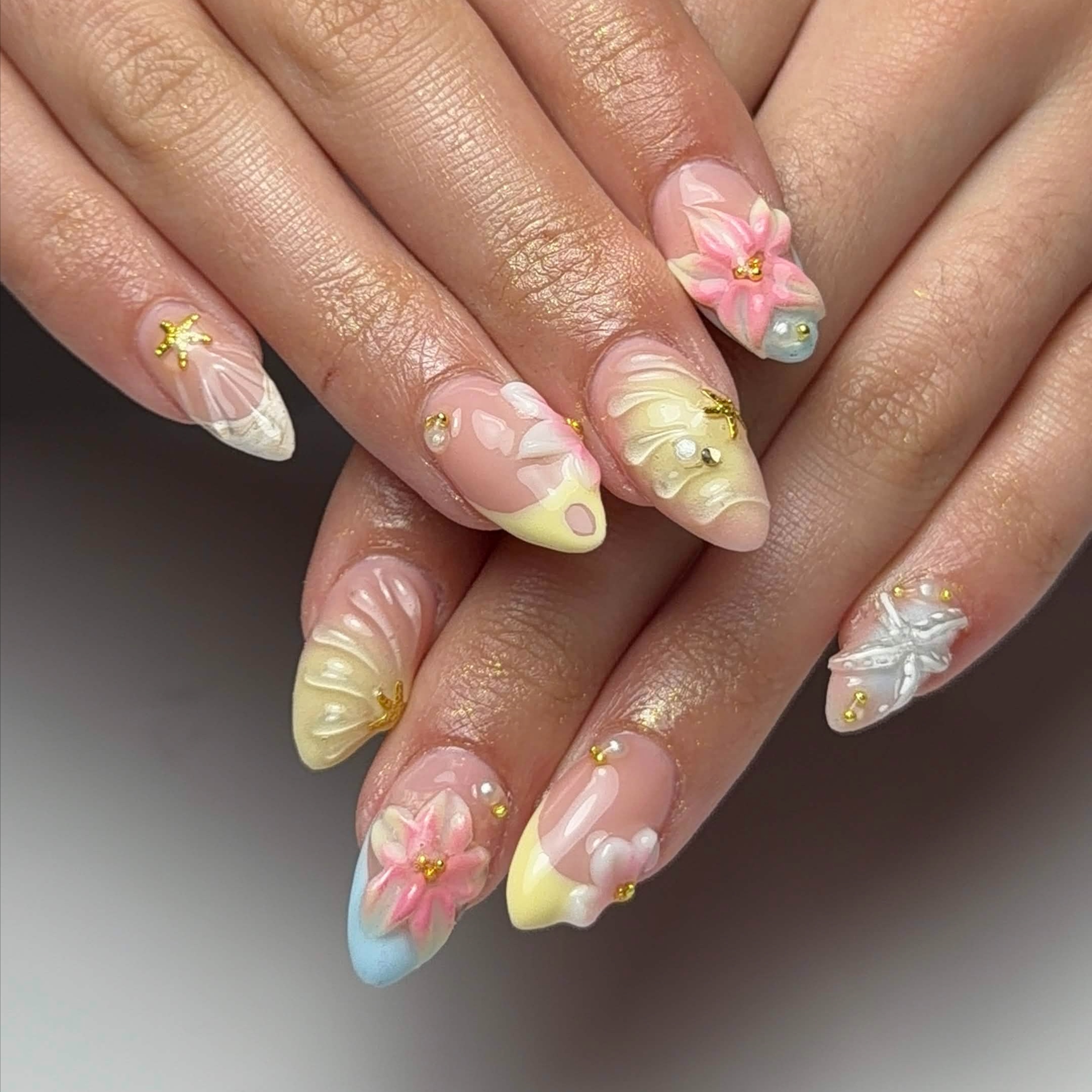 Gel Extension Manicure Short at Mariiposa Nails in Miami, FL