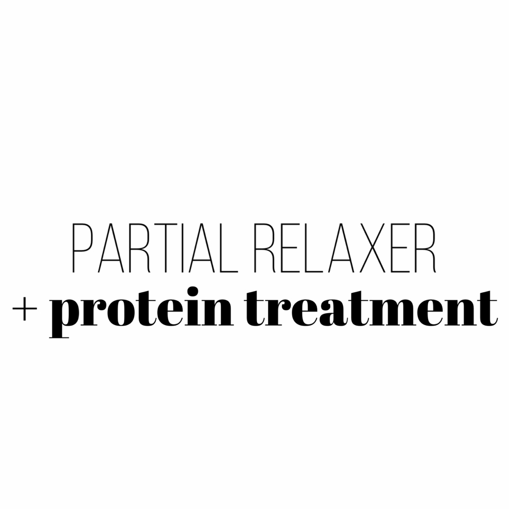 Partial Relaxer + Protein Treatment