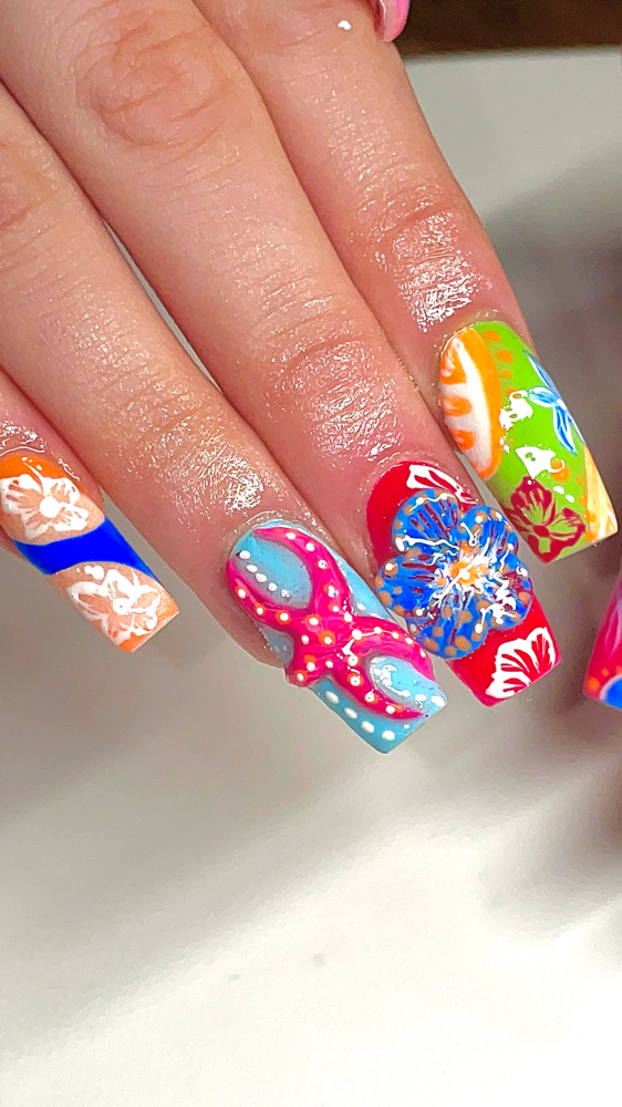 Long Acrylic Fill In at Nailsxk in Anniston, AL