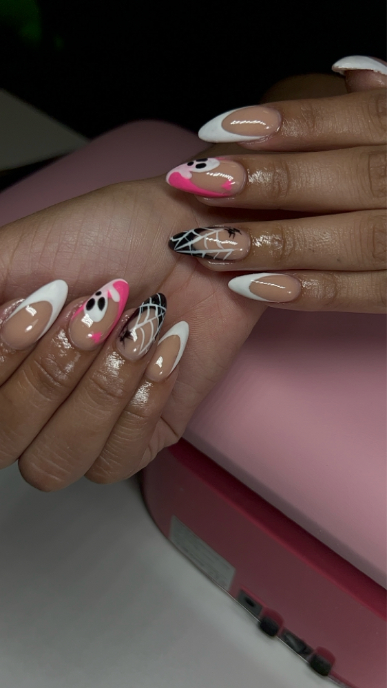 Hand Drawn Nail Art
