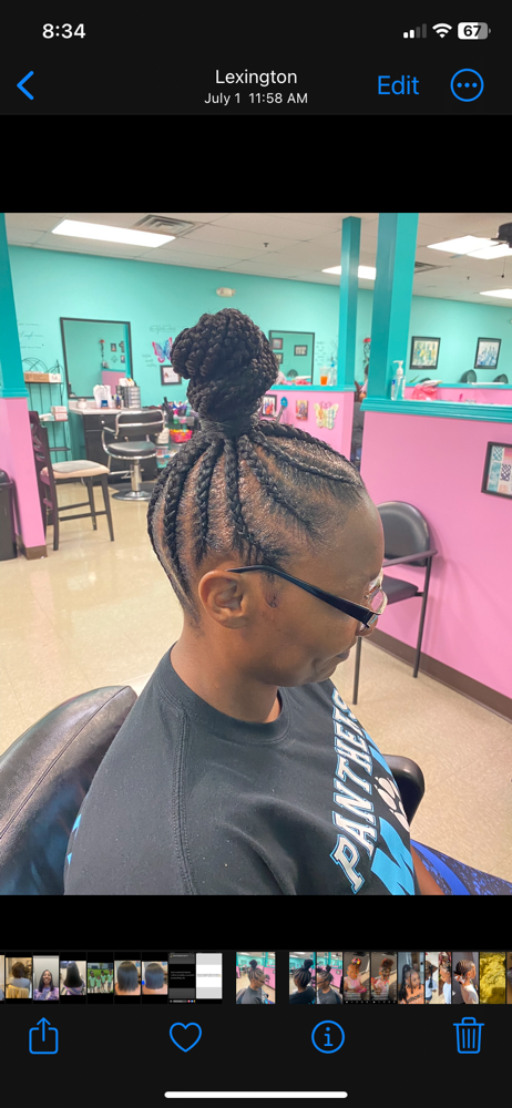 Braided Bun Or Ponytail