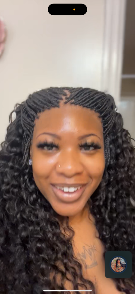 Human Hair With Glue Special