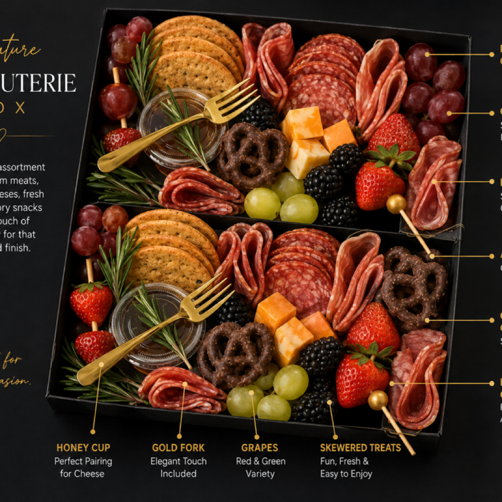 Signature Charcuterie Box at The Nail Lab Nail Studios in Columbia, SC