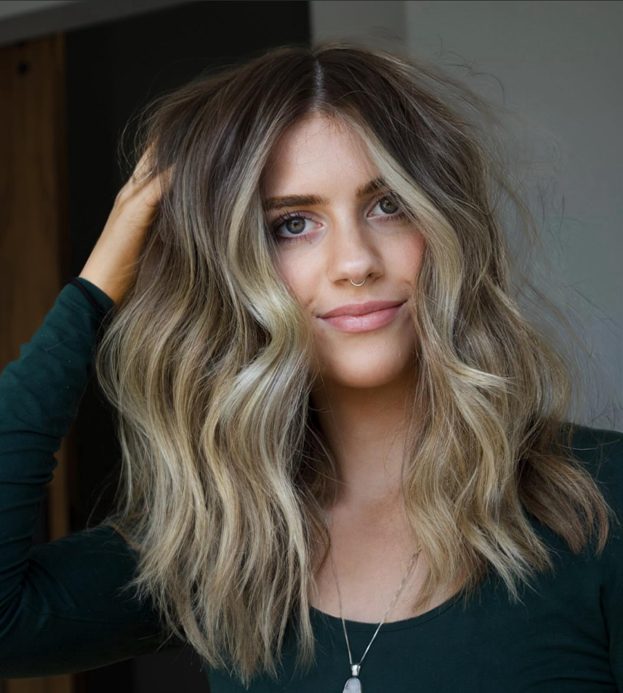 Partial Highlight/Balayage + Cut