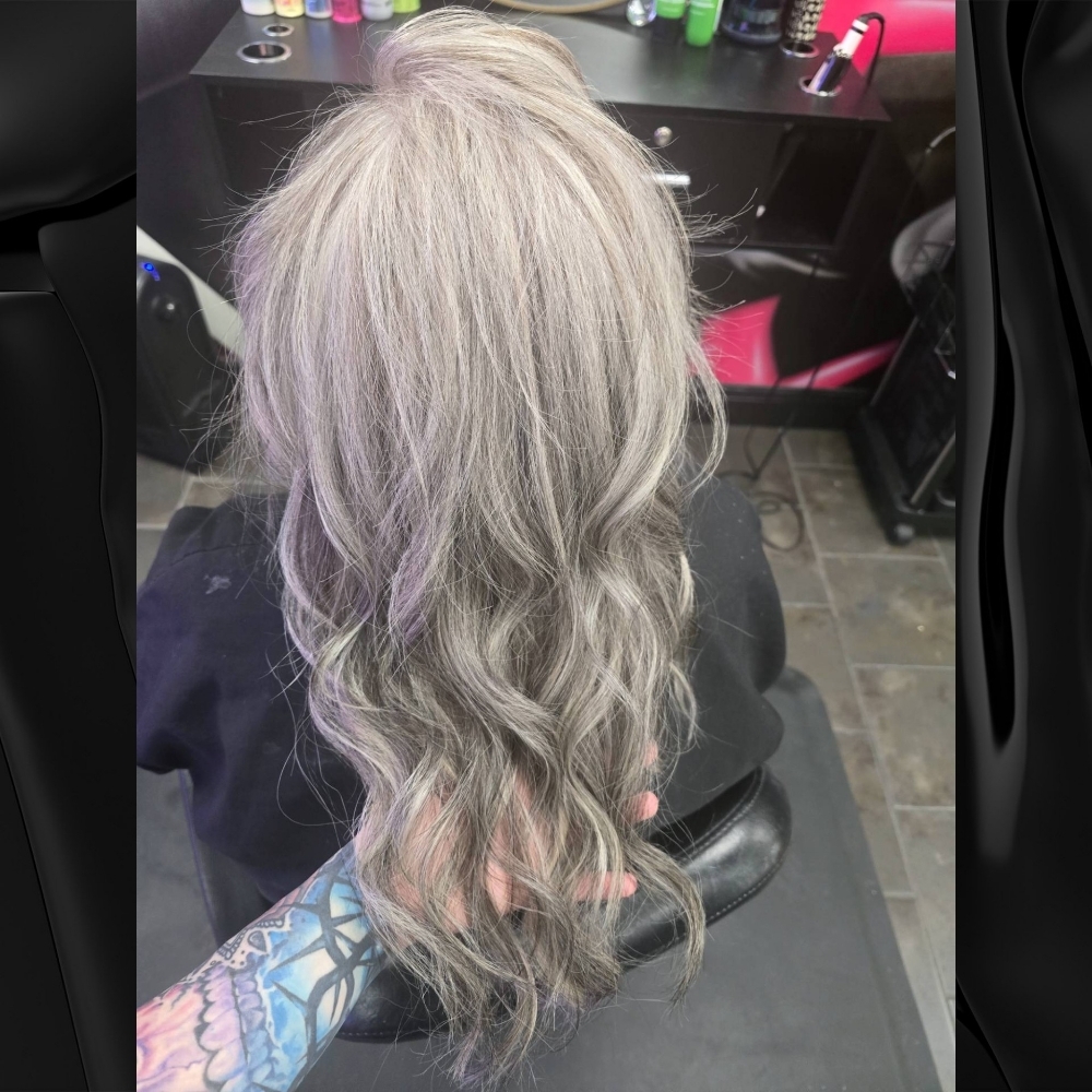 Gray Blending at Get Cut & Dye Hair Salon & Spa in Alexandria, LA