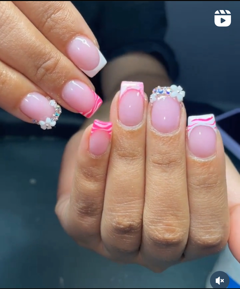 French Tip On Nails
