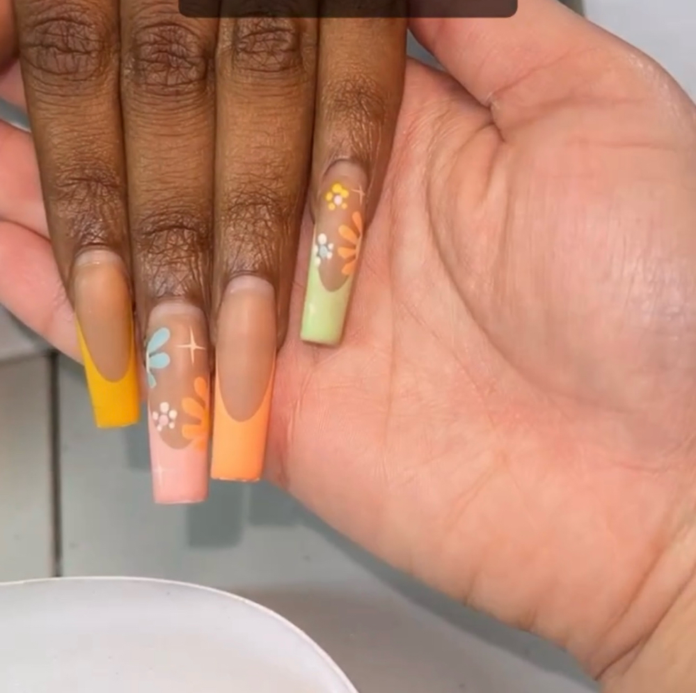 Refill Long Nails at Rubiiglownails in North Carolina, NC