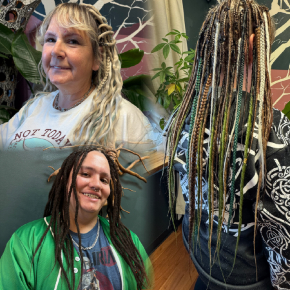 Faux Loc - Full Install at BHive Salon in Chesapeake, VA