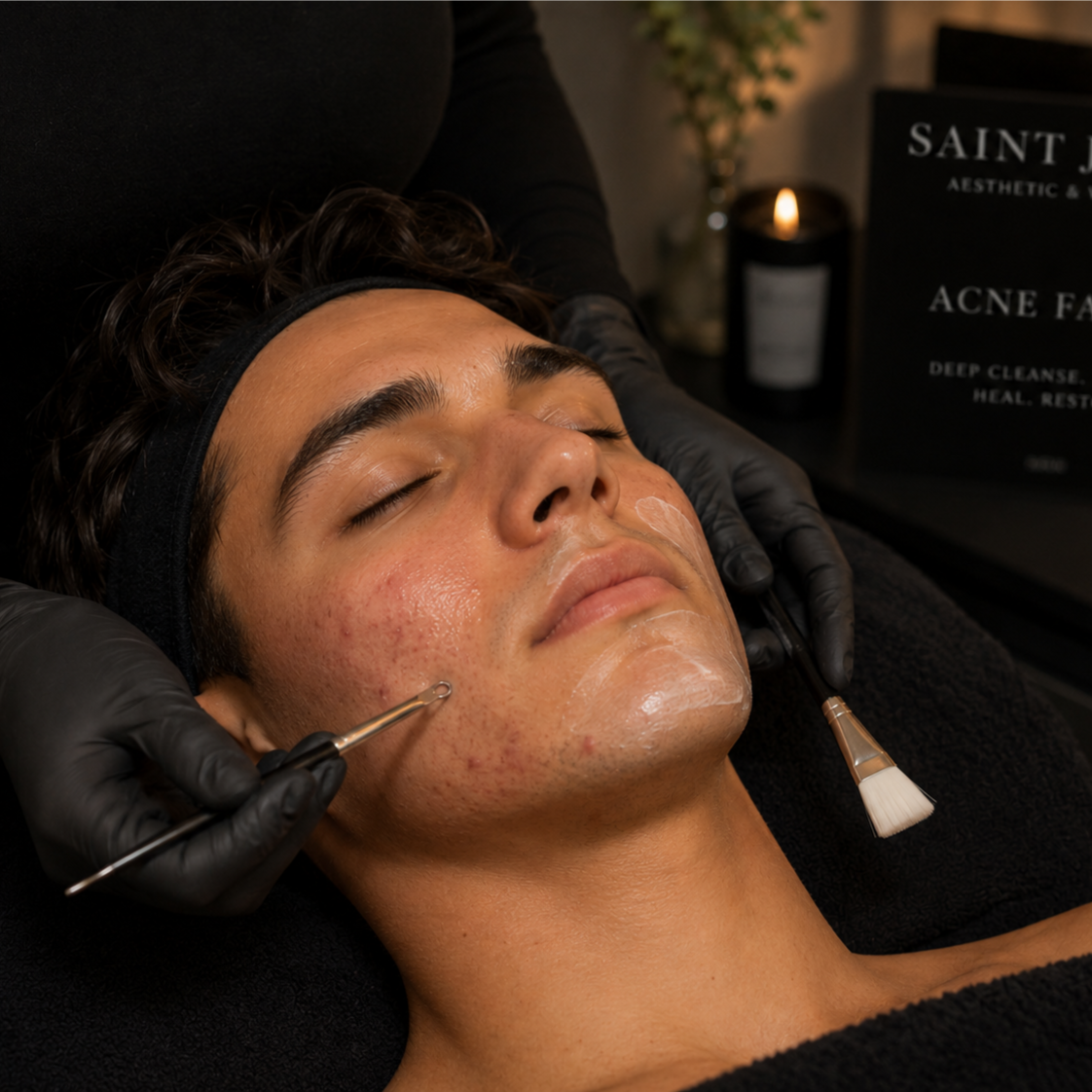 Acne Facial at Saint James Aesthetic & Wellness in Fremont, CA