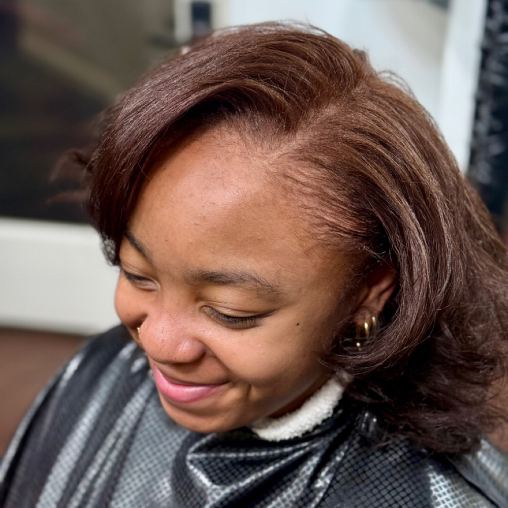 Virgin Single Process Color at The edge beauty concept salon ny in Massapaqua, NY