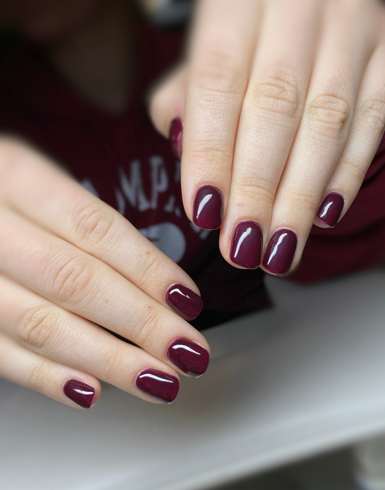 Manicure on Natural Nails at Indulge Beauty Lounge in Pine Island, MN