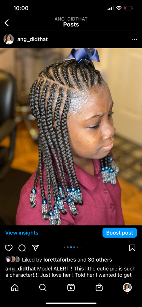 Kids Braids With Weave Age 8-12