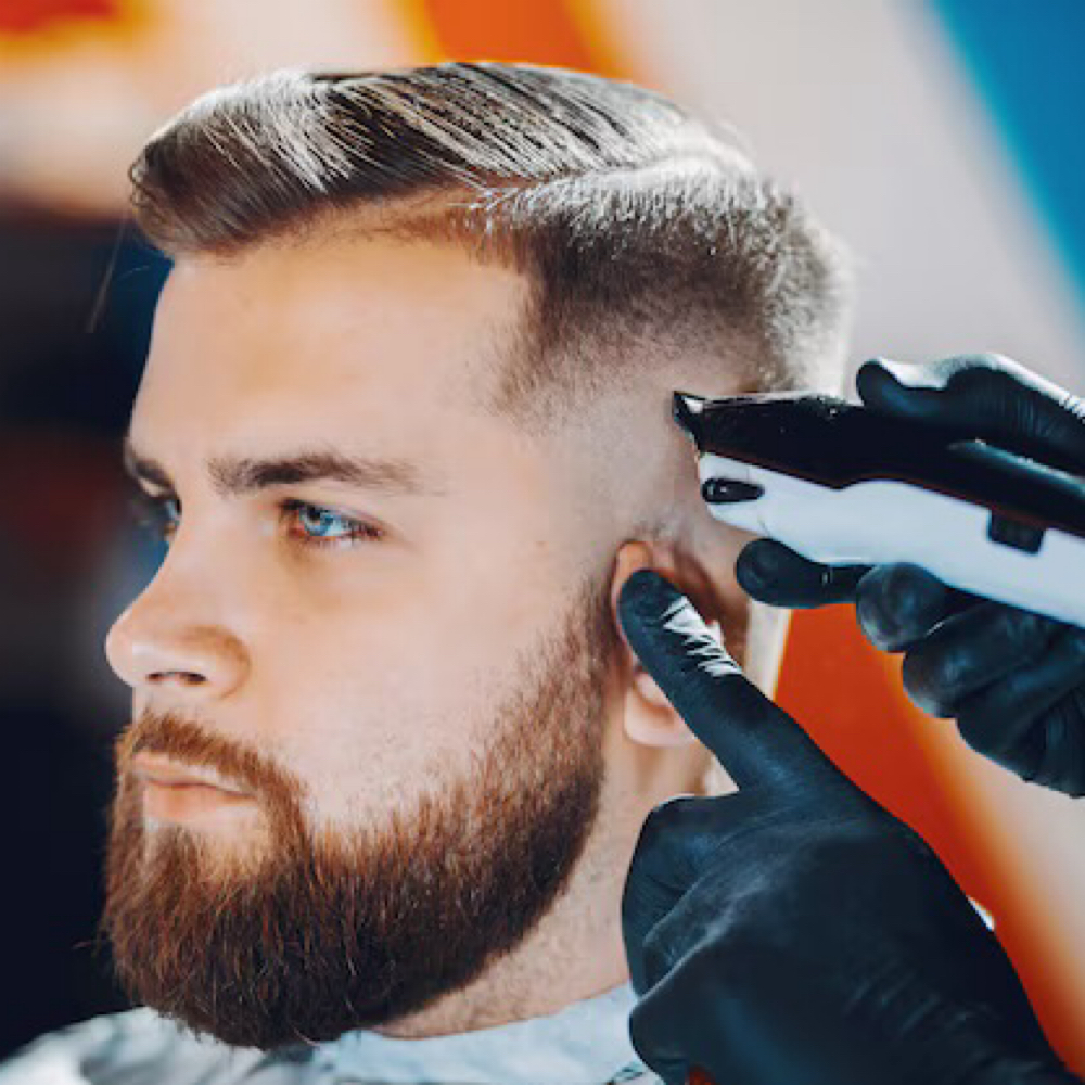 Men Haircut at Vibe Hair Studio in Baldwin City, KS