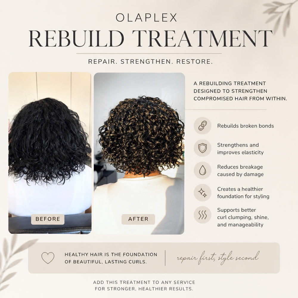 Olaplex Bond Shaper Curl Rebuilding at Waves, Curls & Coils in East Providence, RI