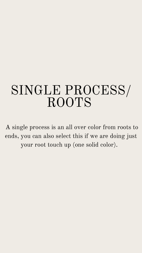 Single Process- Root To End Color