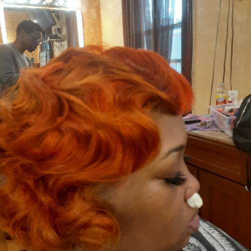 Wet SET OR FINGER WAVES