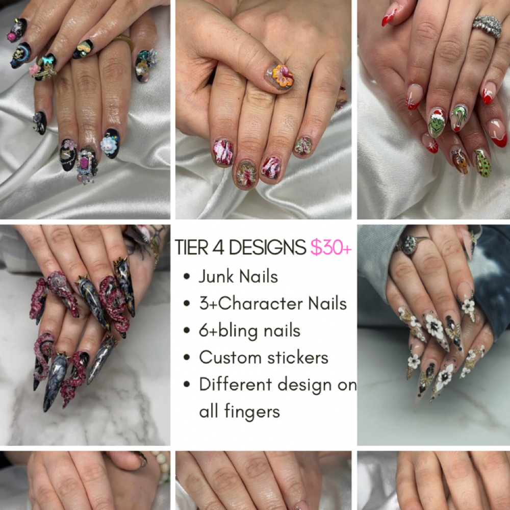 Tier 4 Designs at Lunar Nails in Southampton, MA