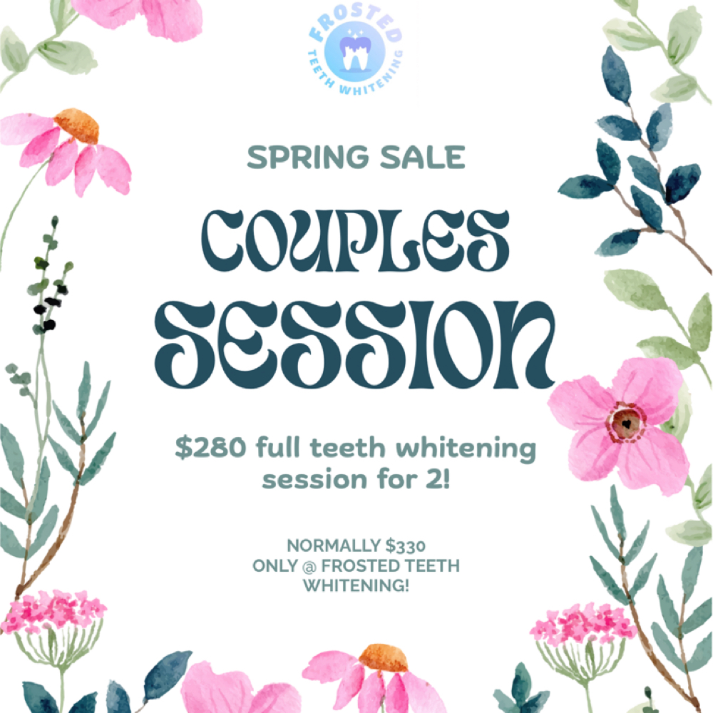 Couples Whitening SPRING SPECIAL at MOOD ESTHETICS & FROSTED TEETH WHITENING in Andover, MA