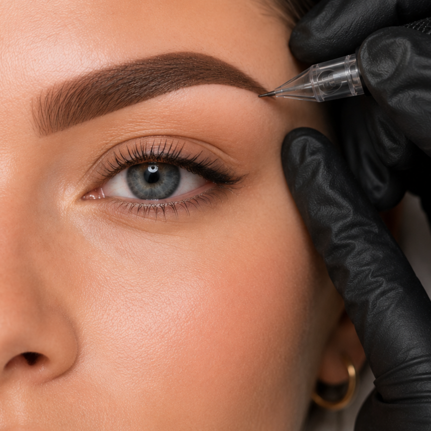 Powder/ Ombre Brows at Unveil PMU Studio in new york, NY