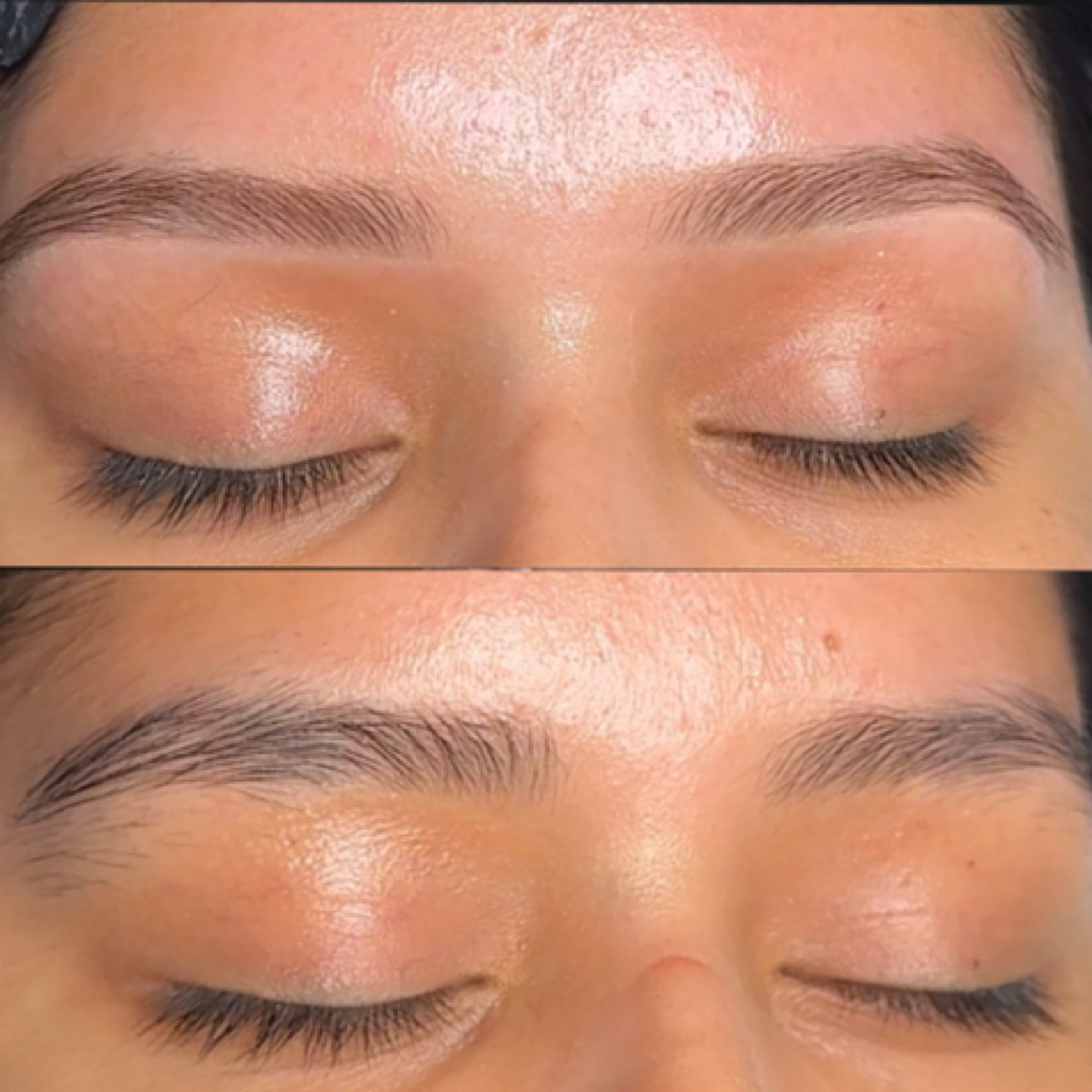 Brow Hair Lightening at Glowin’ Angel in Dallas, TX