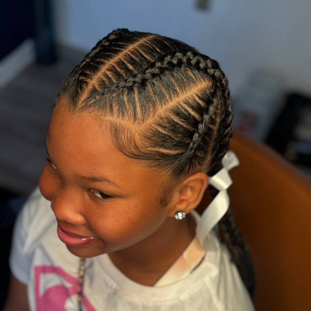 Criss Cross Stitch Braids at Styled By House Of Harm in New Orleans, LA