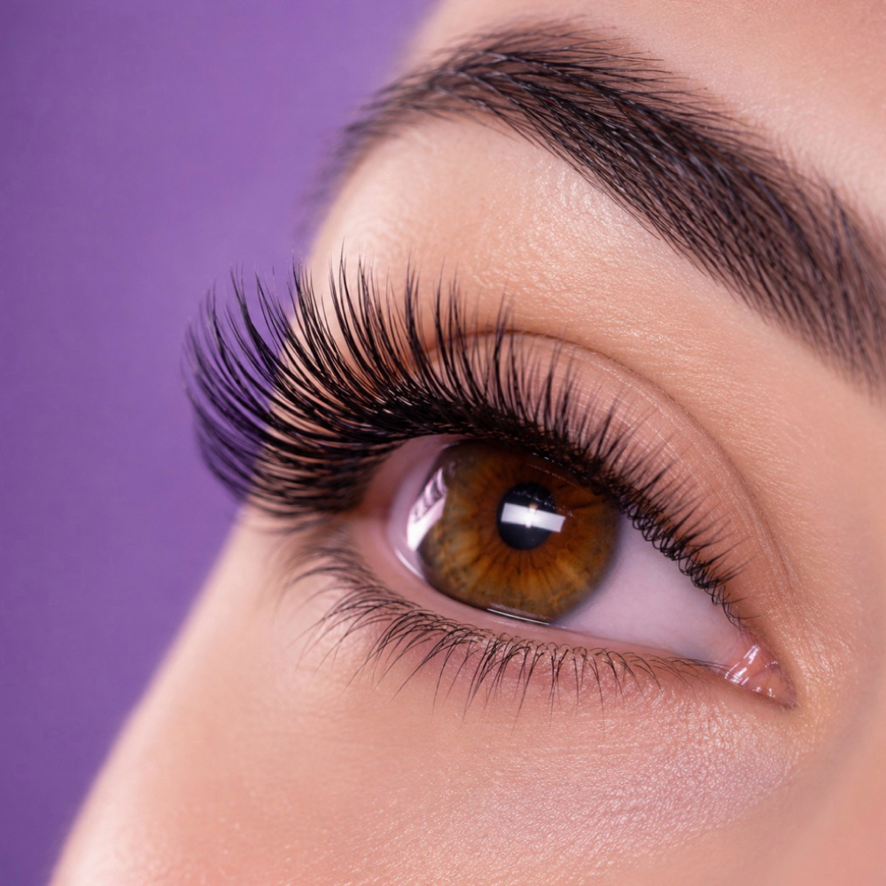 Classic Full Set Lashes at PURPLE LASHES | PMU STUDIO in Key West, FL