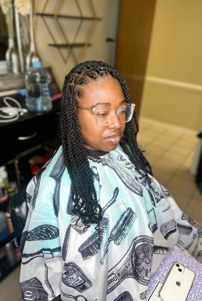 Two Strand Twist ( Mid Back) at TwistedByLanayLLC in Bossier, LA