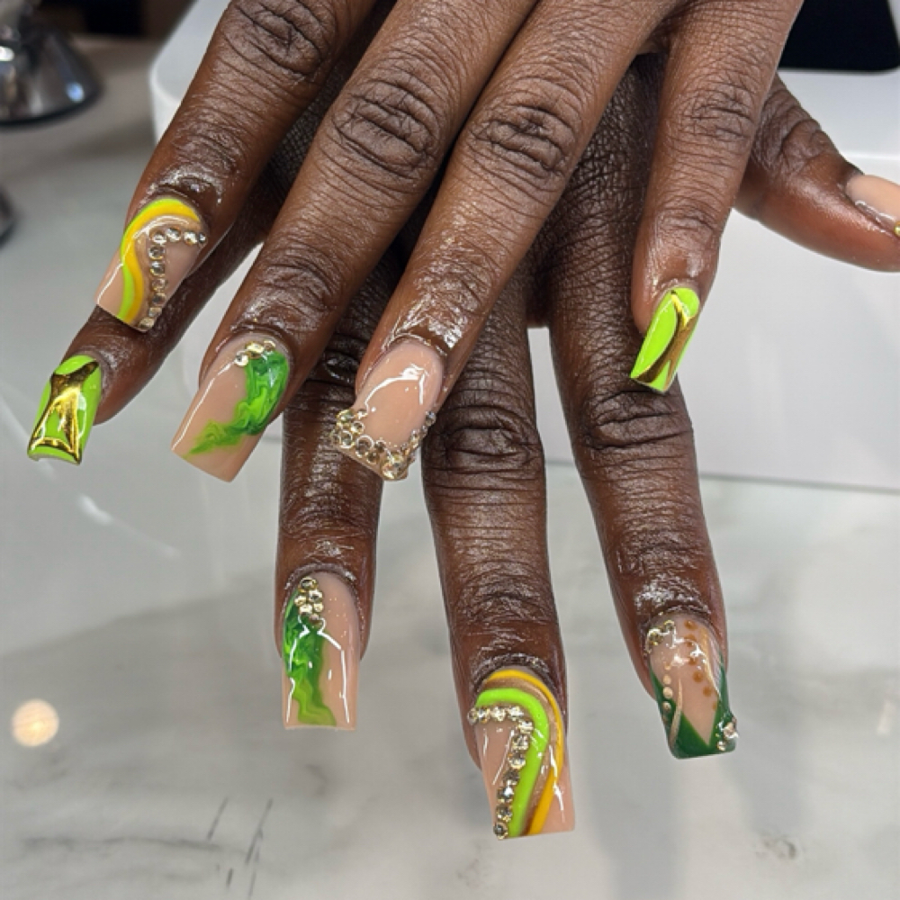 Short & Overlay Acrylic Fill at Nails By Shakiyra LLC in Grandview, MO