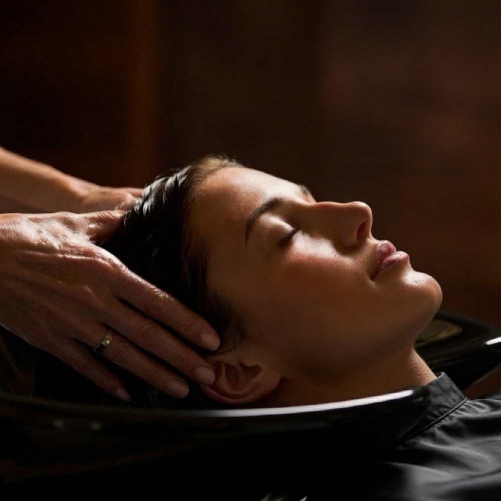 Deep Conditioning Treatment with Blowout at Lavender Moon Aesthetics & Salon in Sarasota, FL