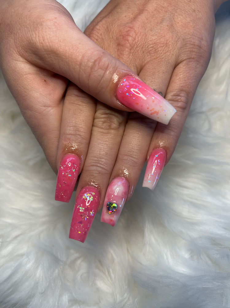 Long Acrylic Fill at Nails by Sabra in Fair Oaks, CA