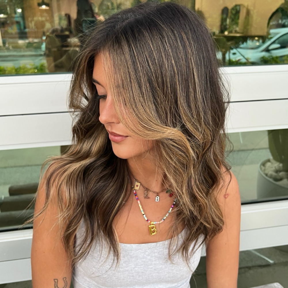 Partial Highlight with Leia at Form Hair Studio FL in Fort Lauderdale, FL