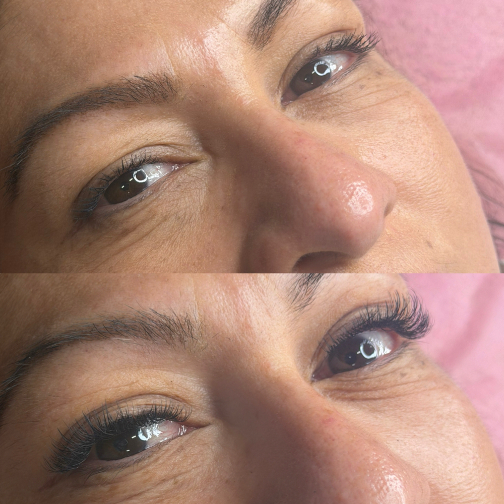 Hyprid lash extensions at Nina Beauty&Brows Studio in North Hollywood, CA