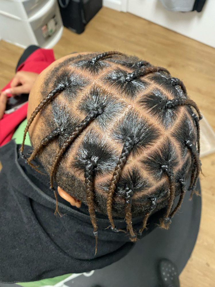 Box Braids (1/2 head)