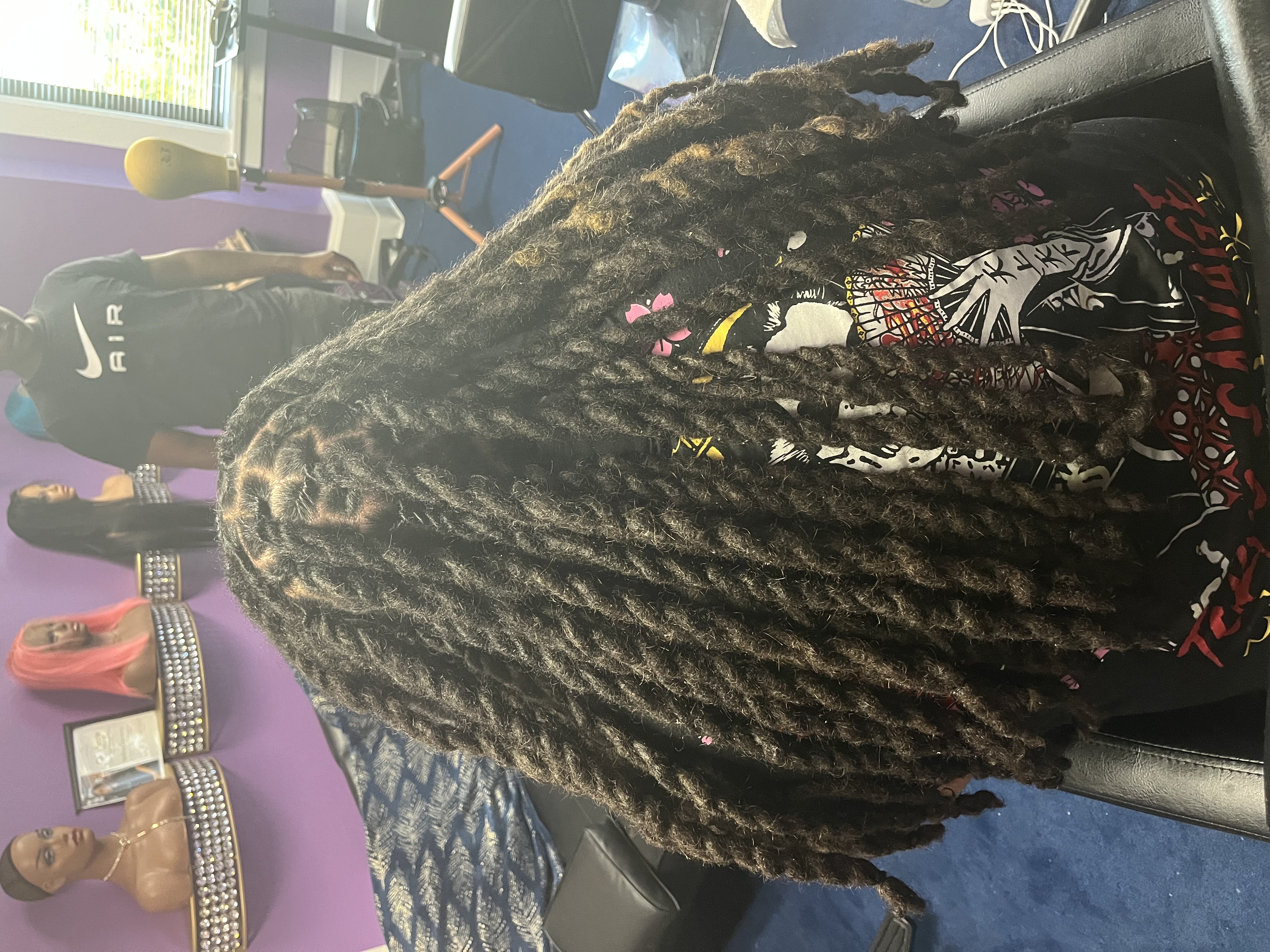 LOC DETOX RETWIST AND STYLE at ROOTED By DESTINY LUXURY SALON in Katy, TX