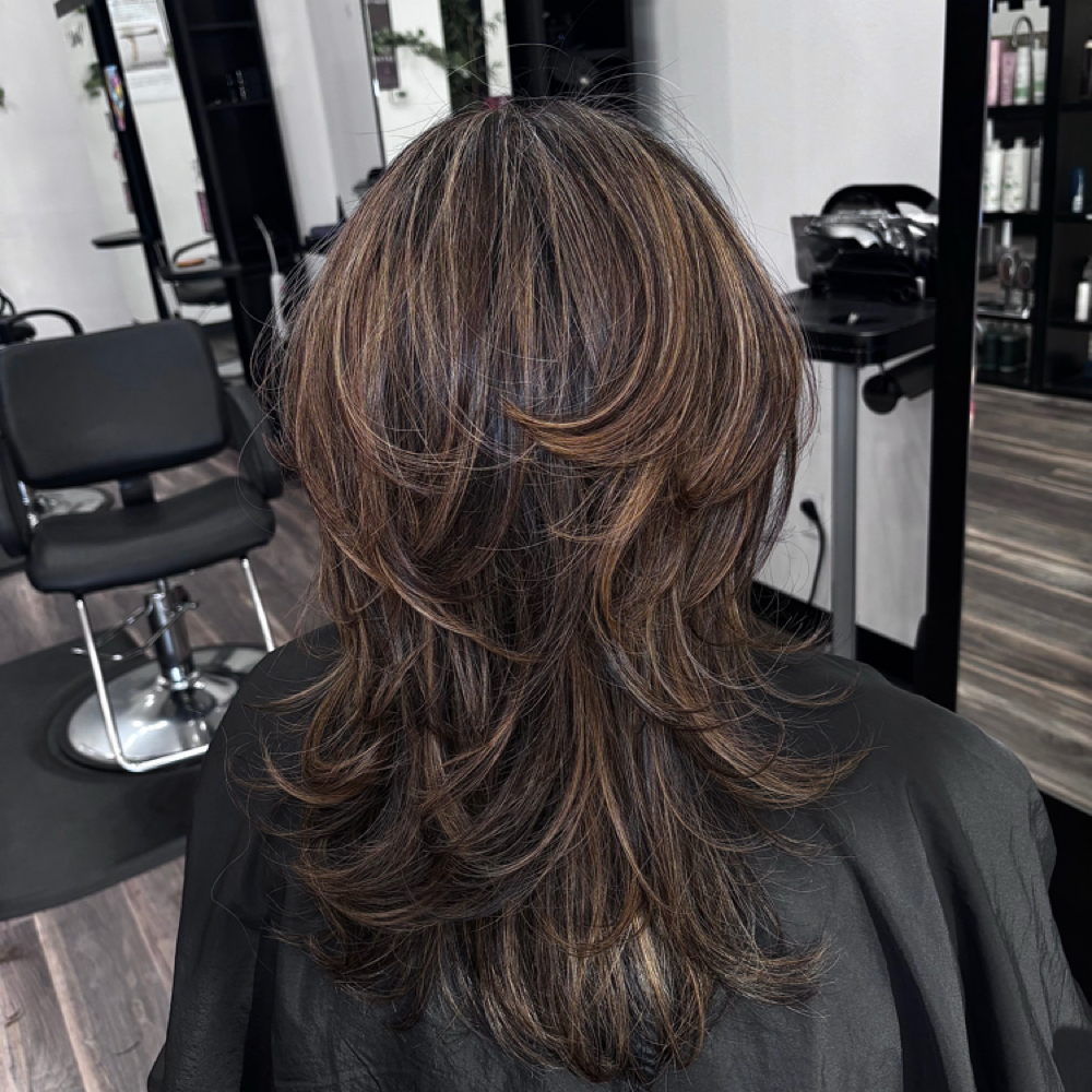 Women Haircut at Gina's Hair Studio in Eagle pass, TX