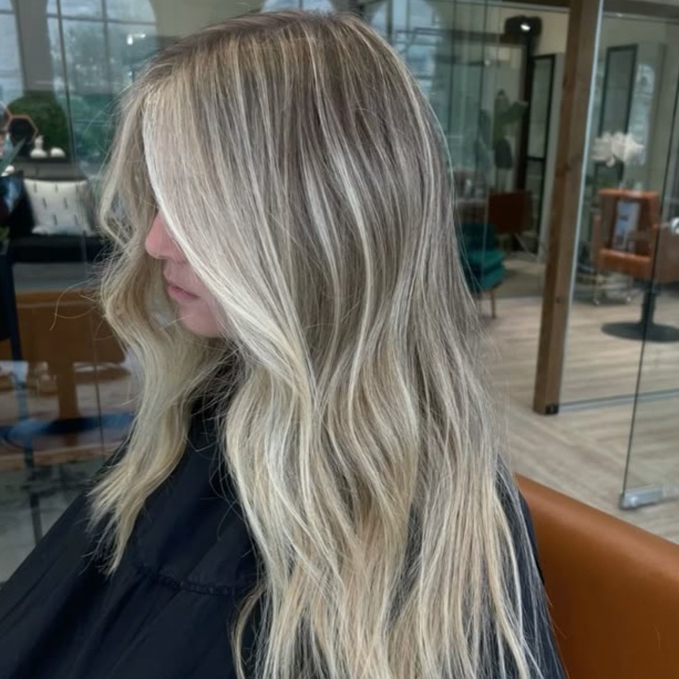Partial Blonding w/o Haircut at Pretty Little Hair Co. in Virginia Beach, VA
