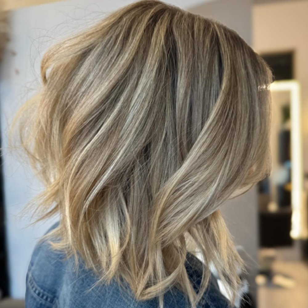 Face Framing Blonding at Golden Era Hair Studio in Chicago, IL