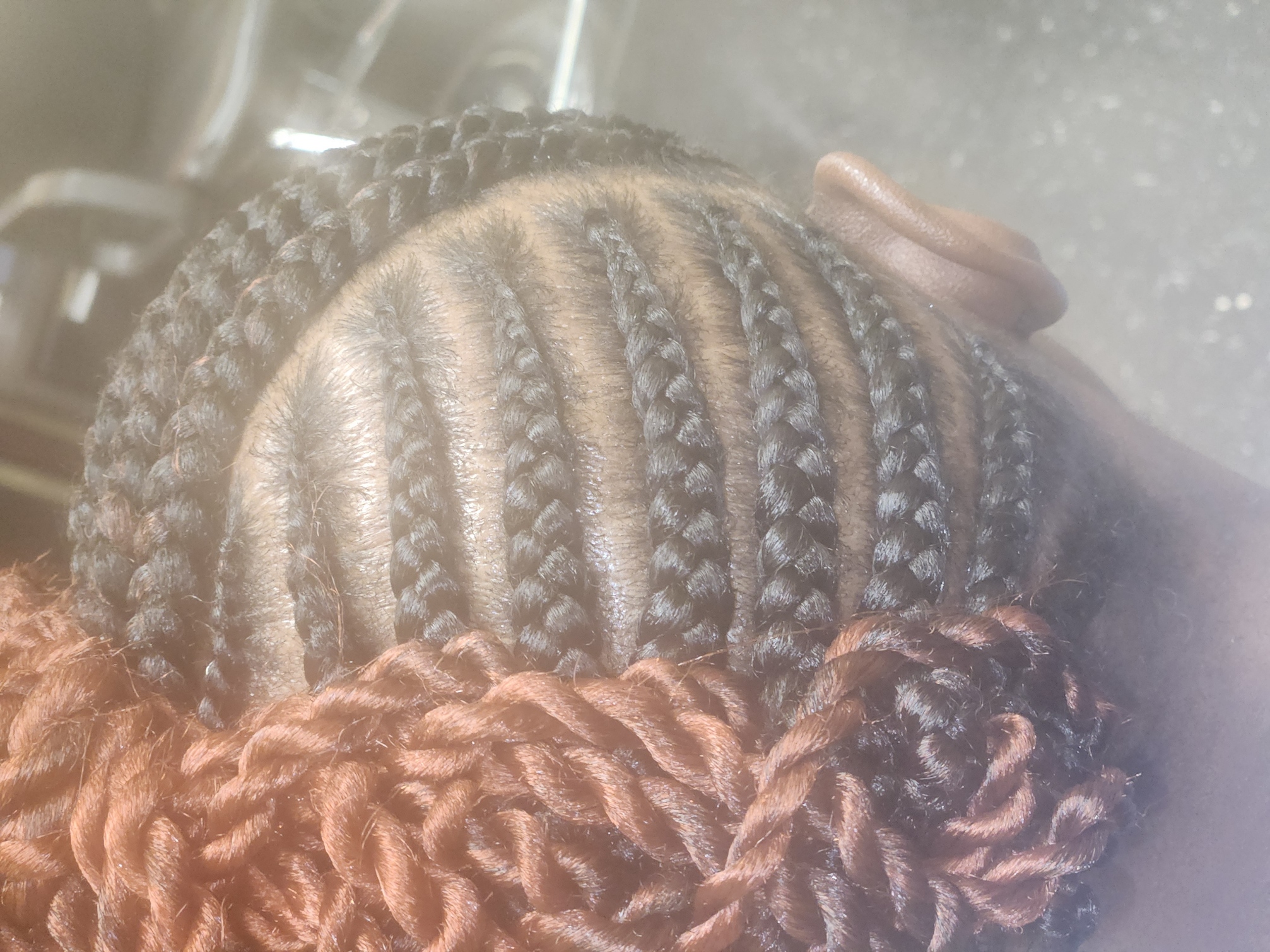 Cornrows w/Added Hair at Hidden Jewels in Fayetteville, NC