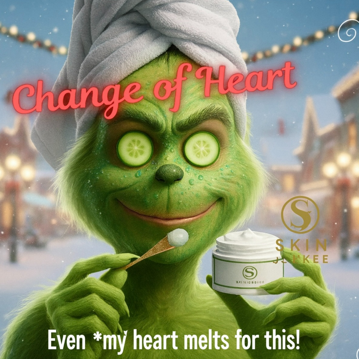 The Grinch Glow Dermaplane Facial