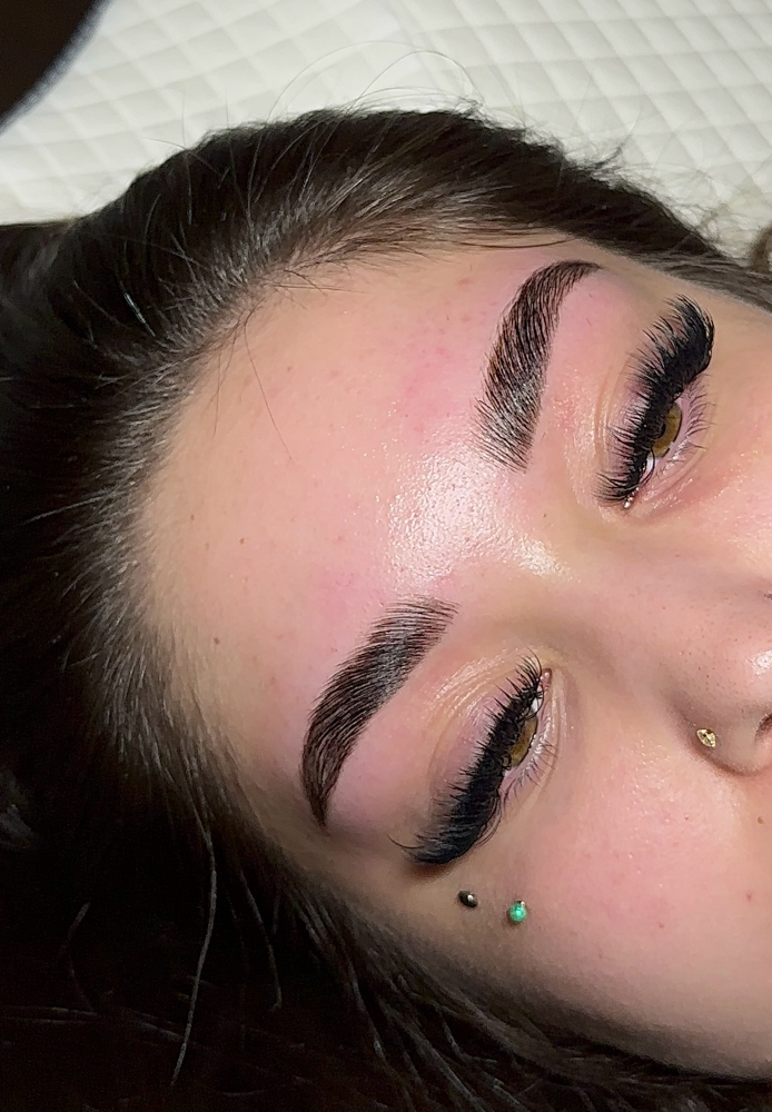 Brow Lamination & Hybrid Stain at Alo Aesthetics in Wichita, KS