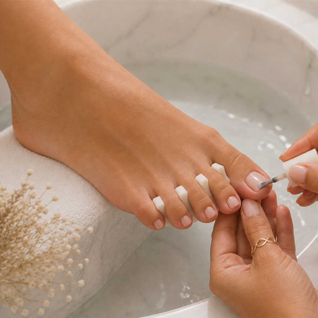 Classic Gel Pedicure at Liora Nails Facial & Head Spa in Chanhassen, MN