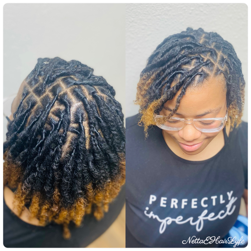Loc Retwist And 2 Color Process