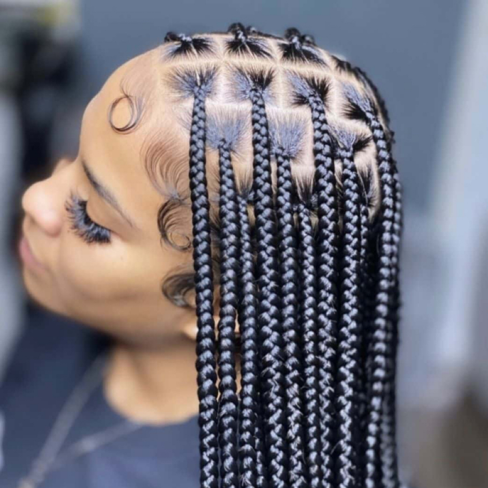 KNOTLESS BRAIDS - $222 at Bignon's Hair Braiding - Pavilion in CHARLOTTE, NC