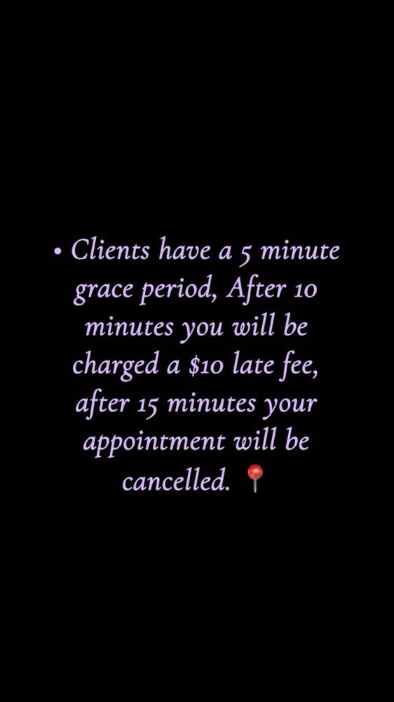 📍LATE FEE