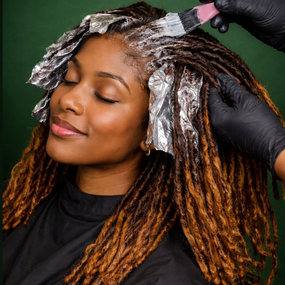 Color Service at Butterfly Styles | Natural Locs in Long Beach, CA