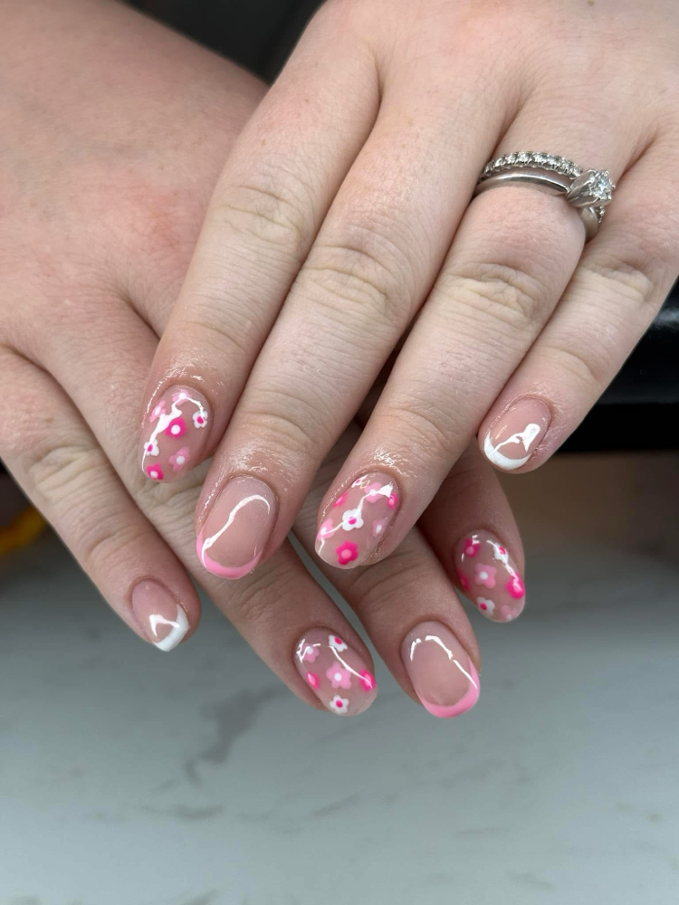 Acrylic overlay with design