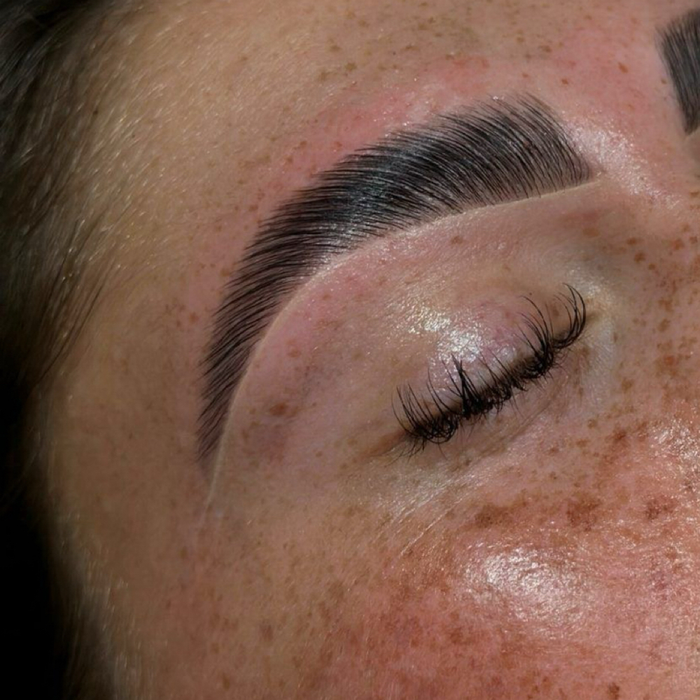 Brow Lamination + Wax & Tint 🖤 at Beauty Bar by Mare in Spring, TX