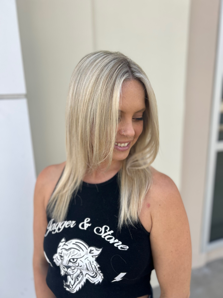 Partial Highlights (thin-med Avg) at Hair by Jordan Walker in Burbank, CA
