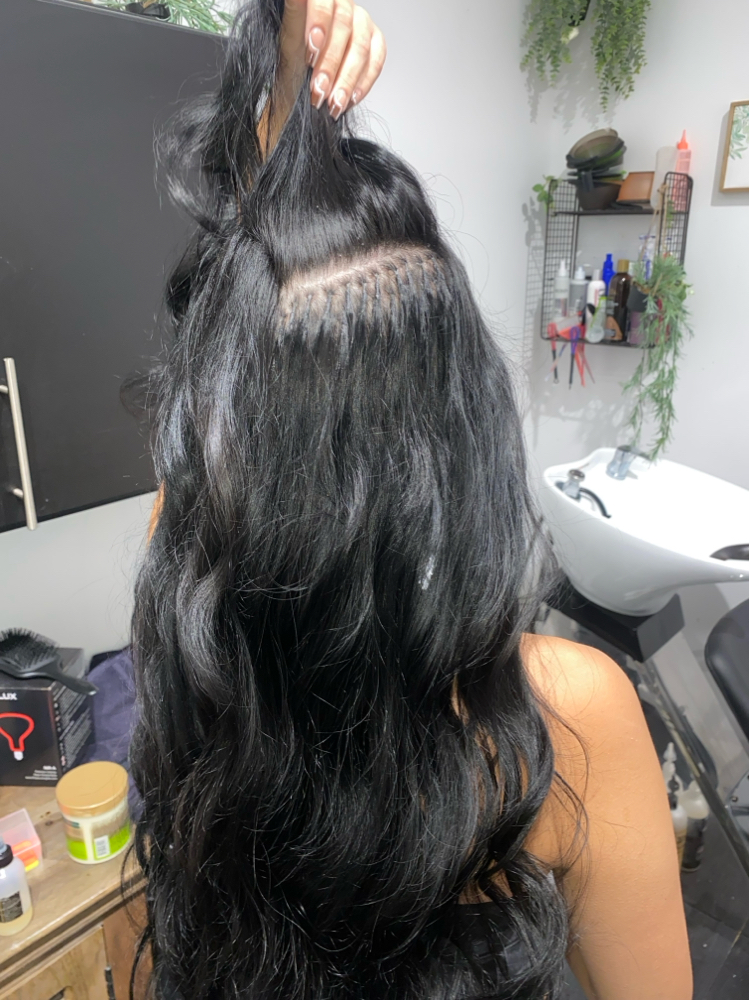 Keratin Hair Extension Install at Hair by Jordan Walker in Burbank, CA