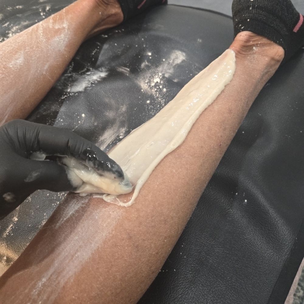 Half Leg Sugaring at 121 Studio in Marshall, IL
